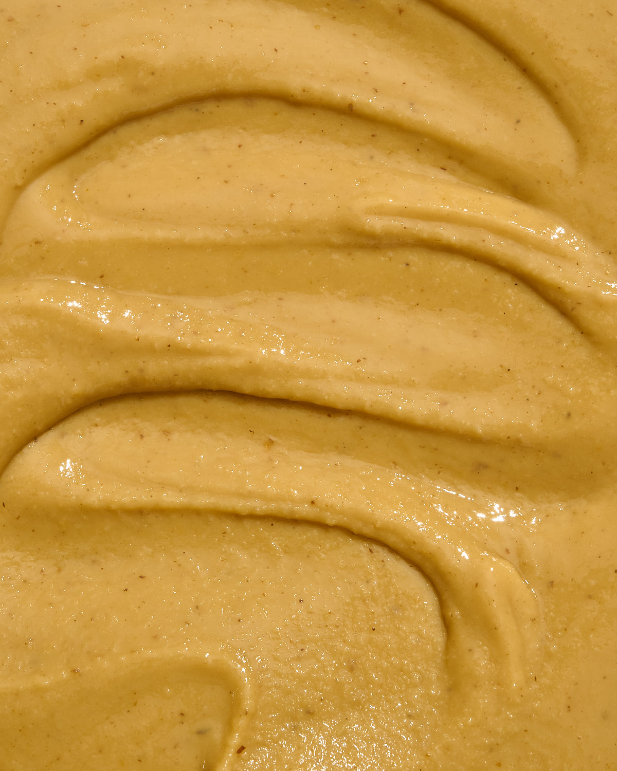 A close-up texture shot of our walnut butter.